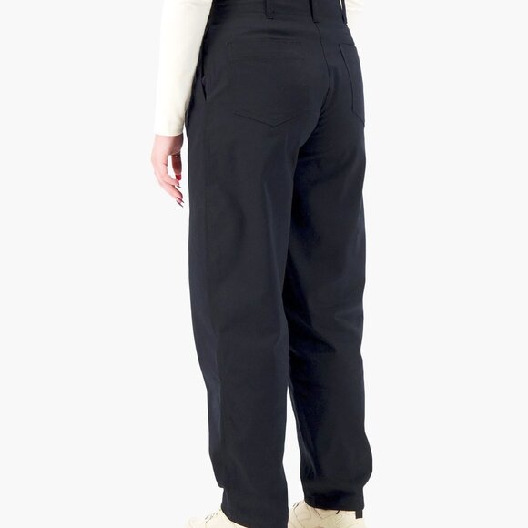 Classic Black Cotton Trousers (Good for Sunday, M, NWT) - Picture 2 of 4